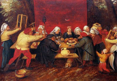 Los Regalos de Boda, c.1619 de Pieter Brueghel the Younger